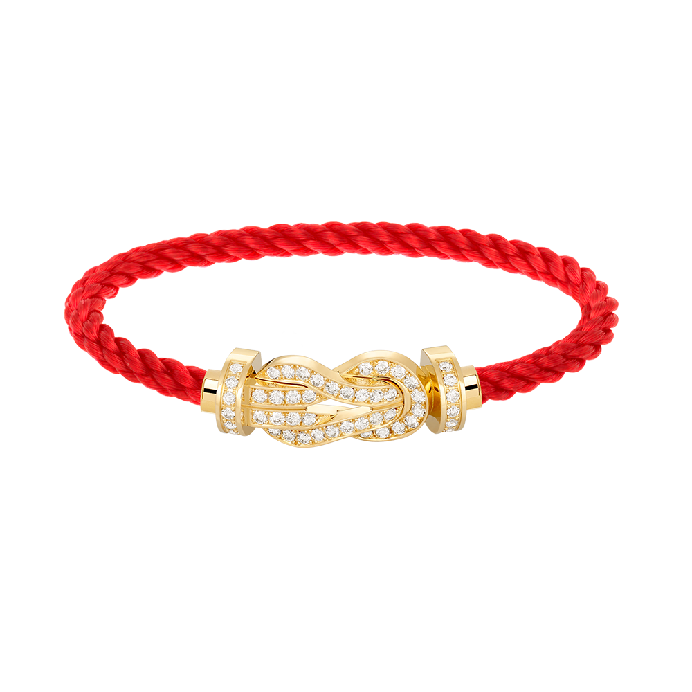[Stars Jewelry]CHANCE LARGE 8 FIGURE BUCKLE FULLDIAMOND BRACELET GOLD