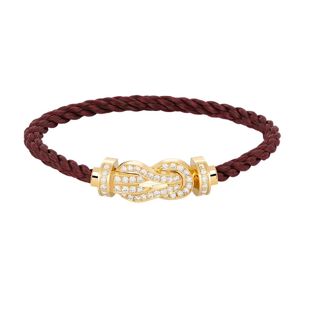 [Stars Jewelry]CHANCE LARGE 8 FIGURE BUCKLE FULLDIAMOND BRACELET GOLD