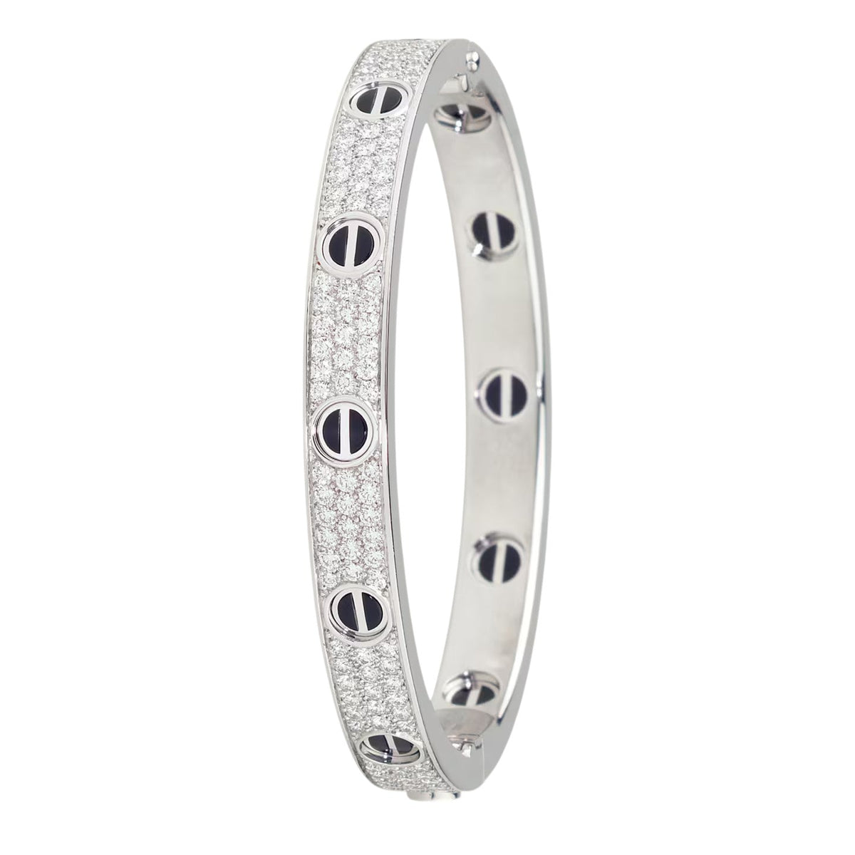 [Stars Jewelry]LOVE BRACELET 6.1MM DIAMOND-PAVED CERAMIC