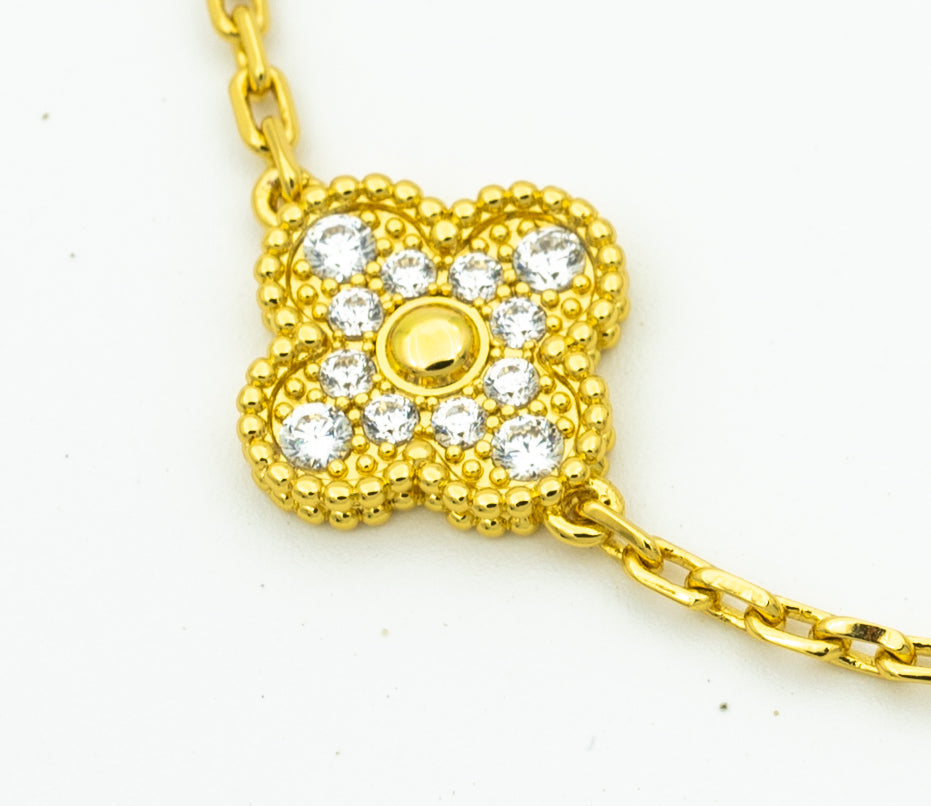 [Stars Jewelry] CLOVER 5 MOTIF LASER BRACELET COLLECTION