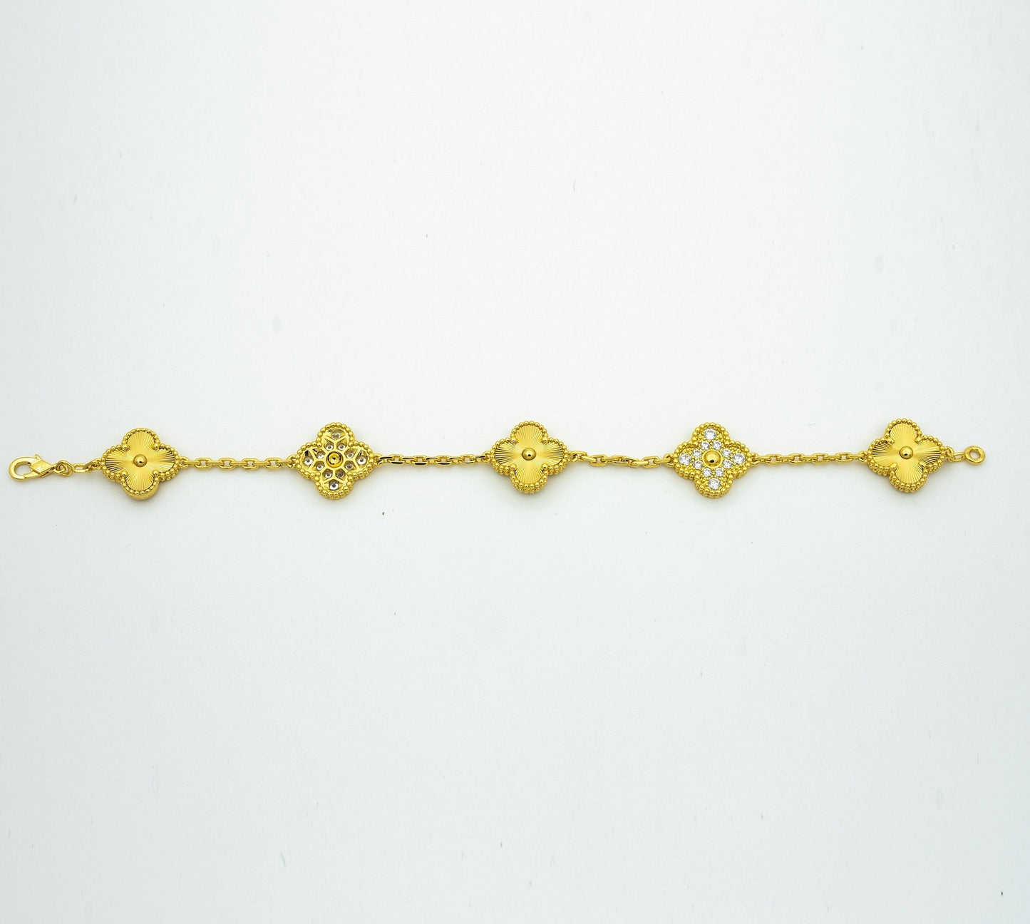 [Stars Jewelry] CLOVER 5 MOTIF LASER BRACELET COLLECTION