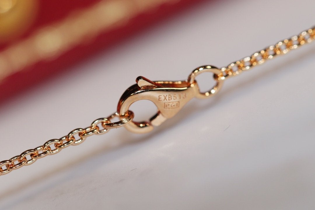 [Stars Jewelry]LOVE NECKLACE PINK GOLD AND SILVER