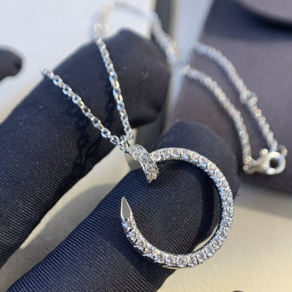 [Stars Jewelry]JUSTE NECKLACE SILVER DIAMONDS