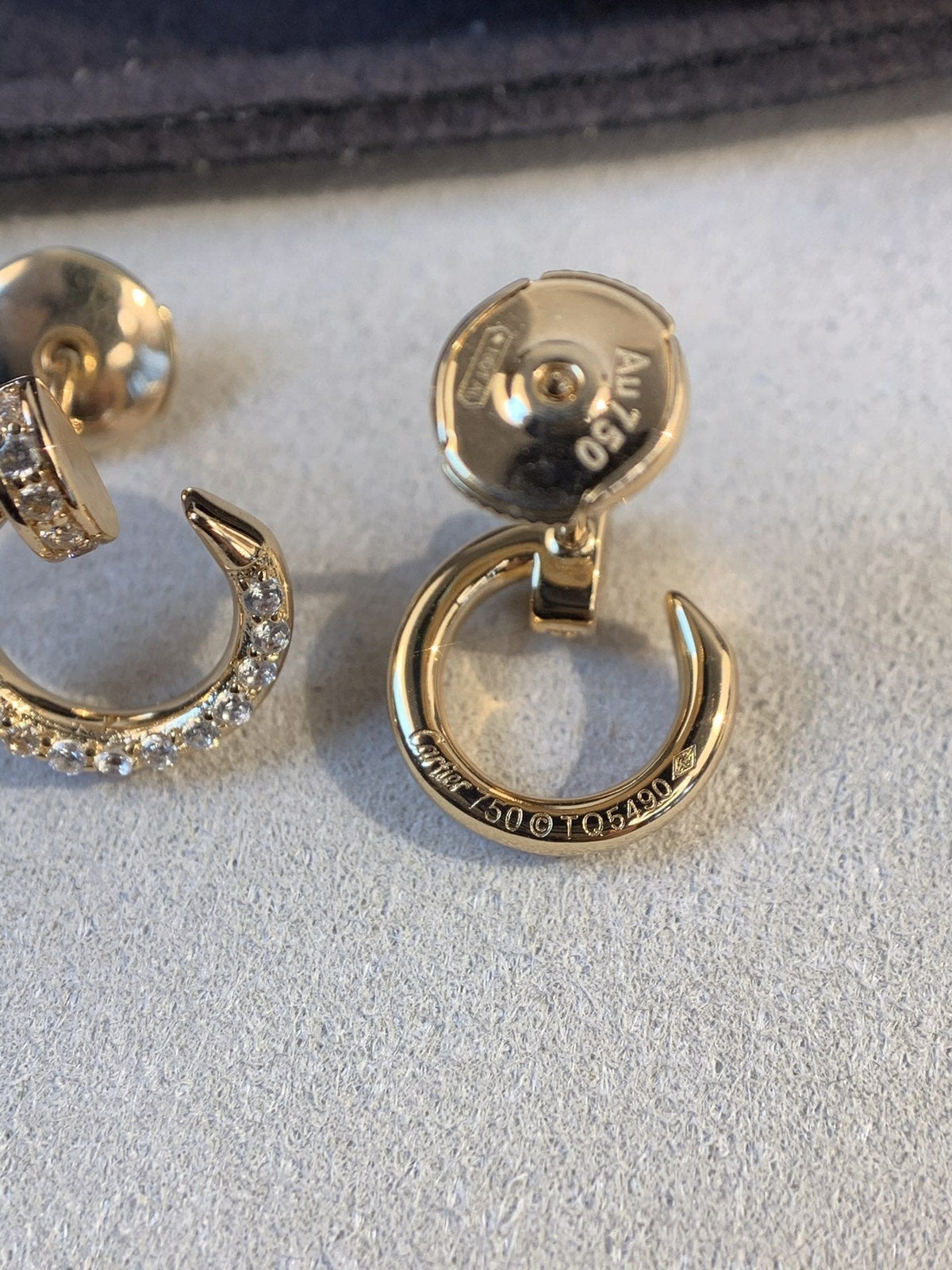[Stars Jewelry]JUSTE EARRINGS GOLD DIAMONDS