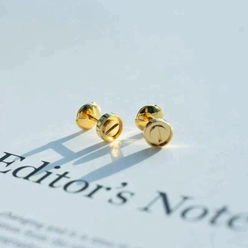 [Stars Jewelry]LOVE EARRINGS GOLD 10MM
