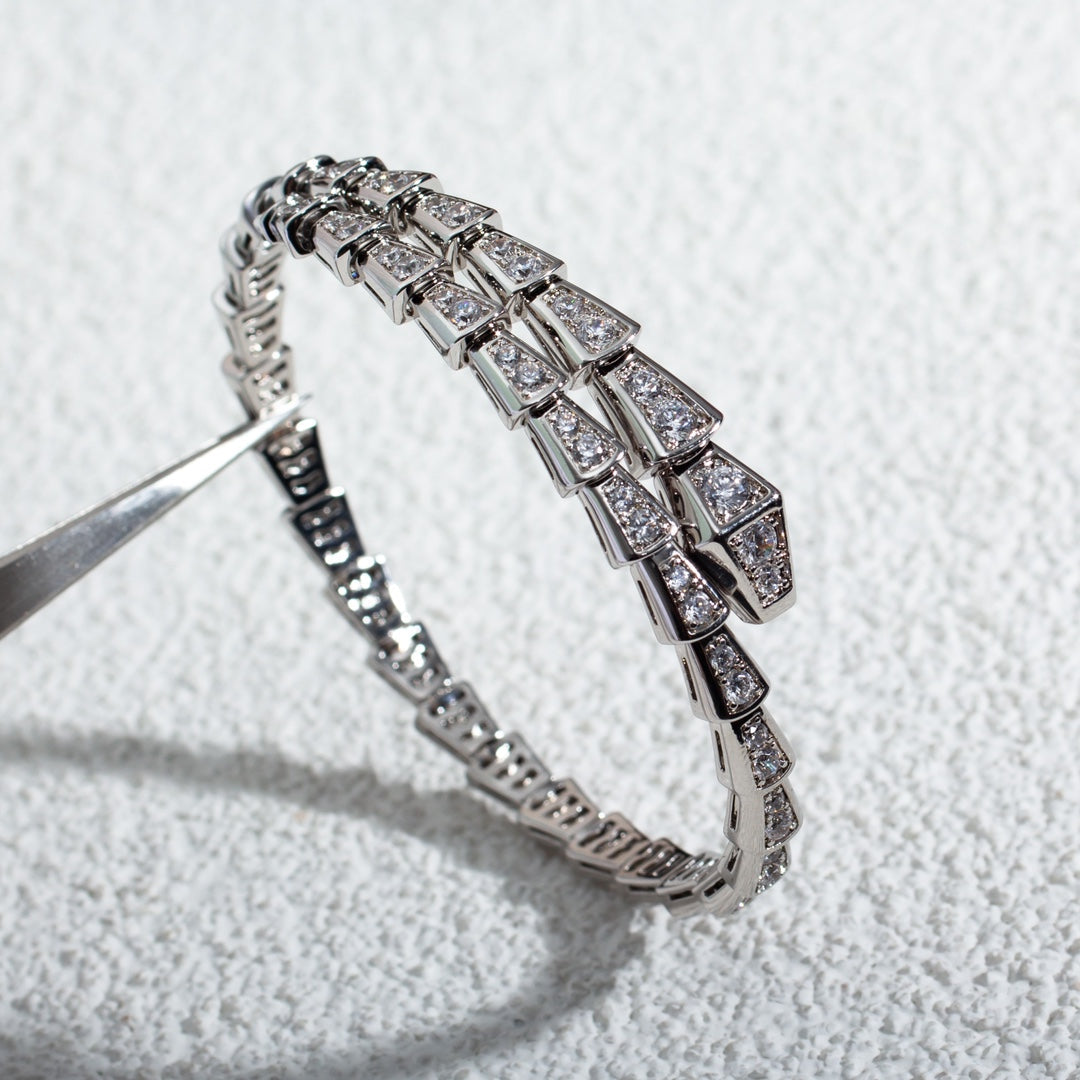 [Stars Jewelry]SERPENTI BRACELET 6MM SILVER DIAMOND