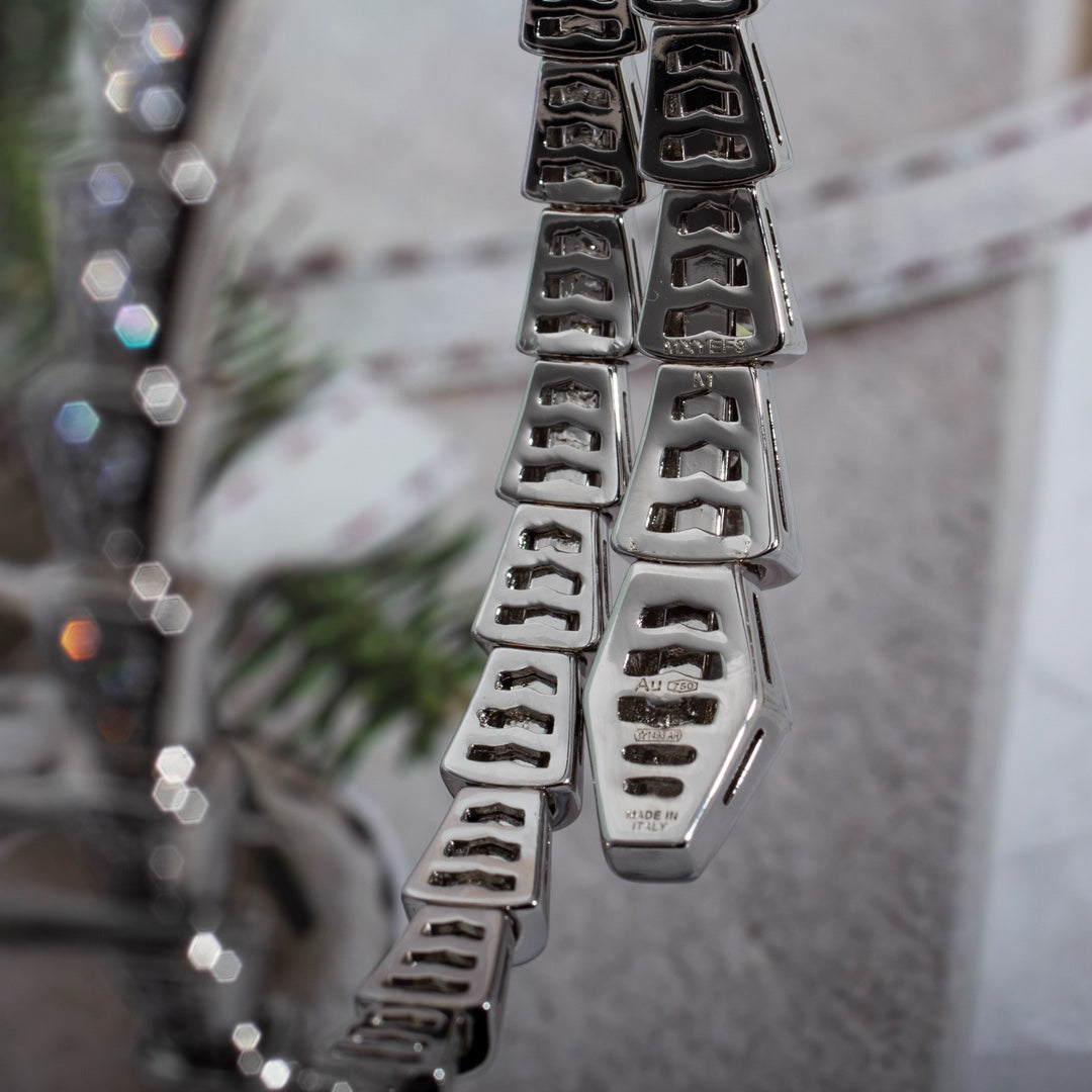 [Stars Jewelry]SERPENTI BRACELET 6MM SILVER DIAMOND