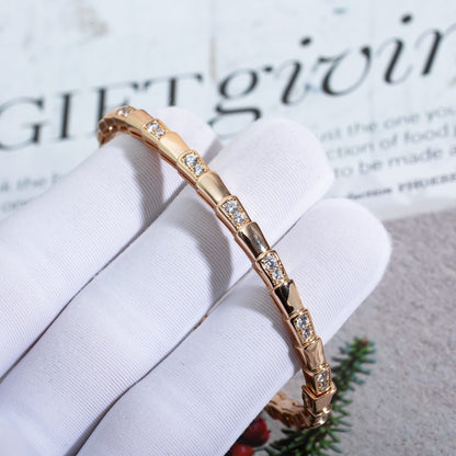 [Stars Jewelry]SERPENTI SMALL BRACELET PINK GOLD DIAMOND