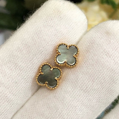 [Stars Jewelry]CLOVER MINI GOLD EARRINGS