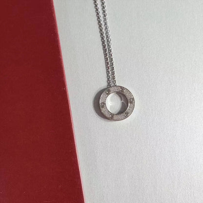 [Stars Jewelry]LOVE NECKLACE ADJUSTABLE SILVER