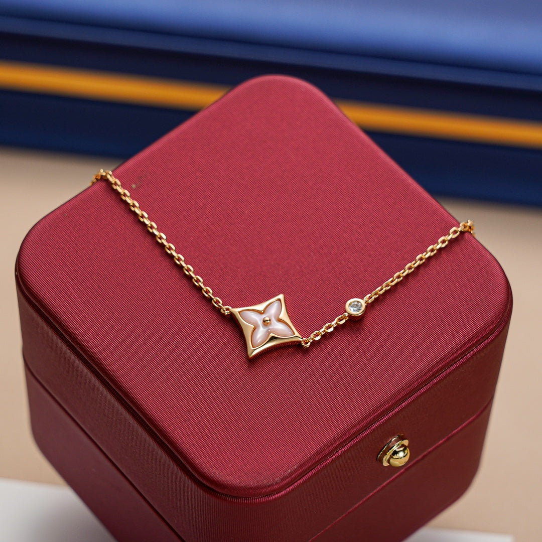 [Stars Jewelry]STAR 1 DIAMOND PINK GOLD BRACELET