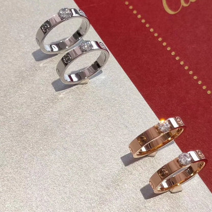 [Stars Jewelry]LOVE RING 3.6MM 1 BIG DIAMOND