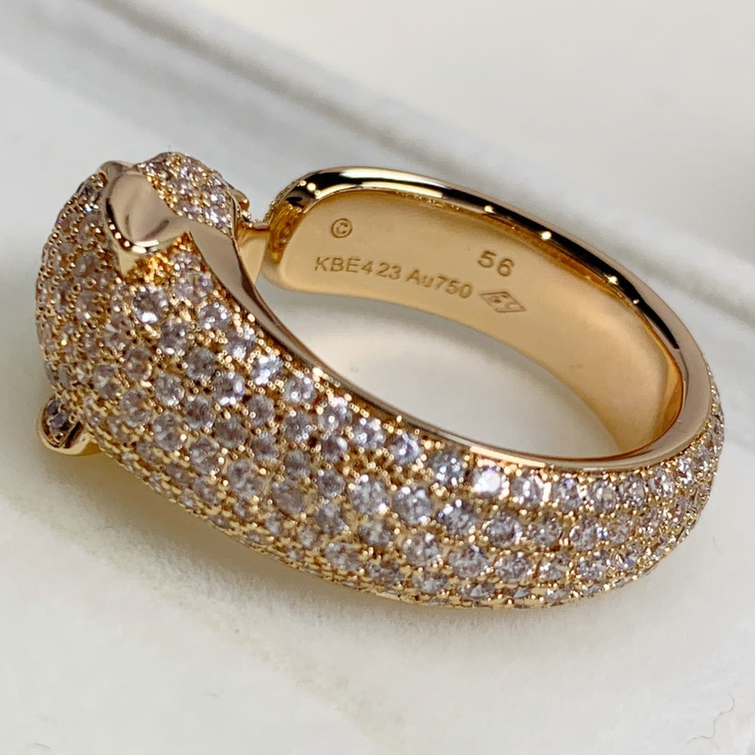 [Stars Jewelry]PANTHERE PINK GOLD DIAMOND RING
