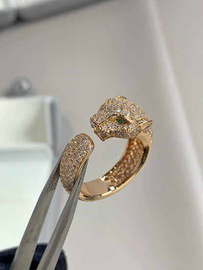 [Stars Jewelry]PANTHERE PINK GOLD DIAMOND RING