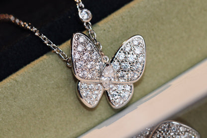 [Stars Jewelry]BUTTERFLY DIAMOND NECKLACE