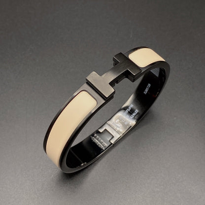 [Stars Jewelry]H BRACELET 12MM BLACK BEIGE CERAMIC