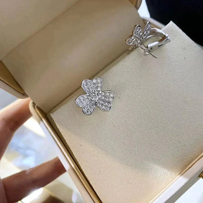 [Stars Jewelry]CLOVER COMOS DIAMOND EARRINGS SILVER