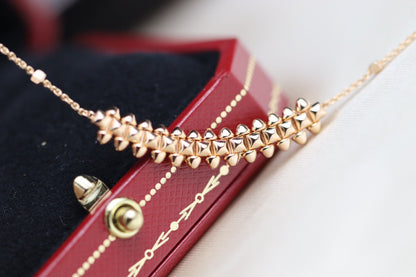 [Stars Jewelry]CLASH PINK GOLD NECKLACE