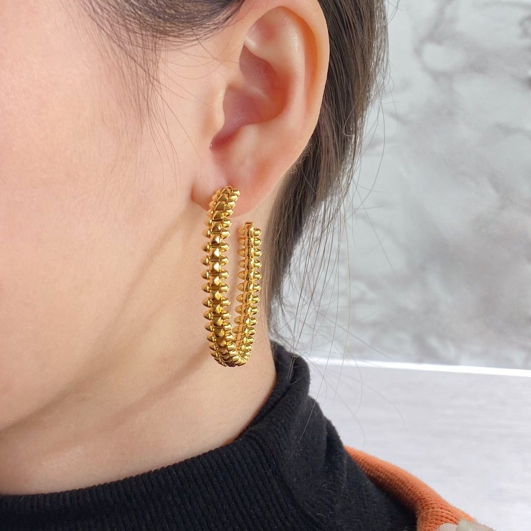 [Stars Jewelry]CLASH HOOP EARRINGS