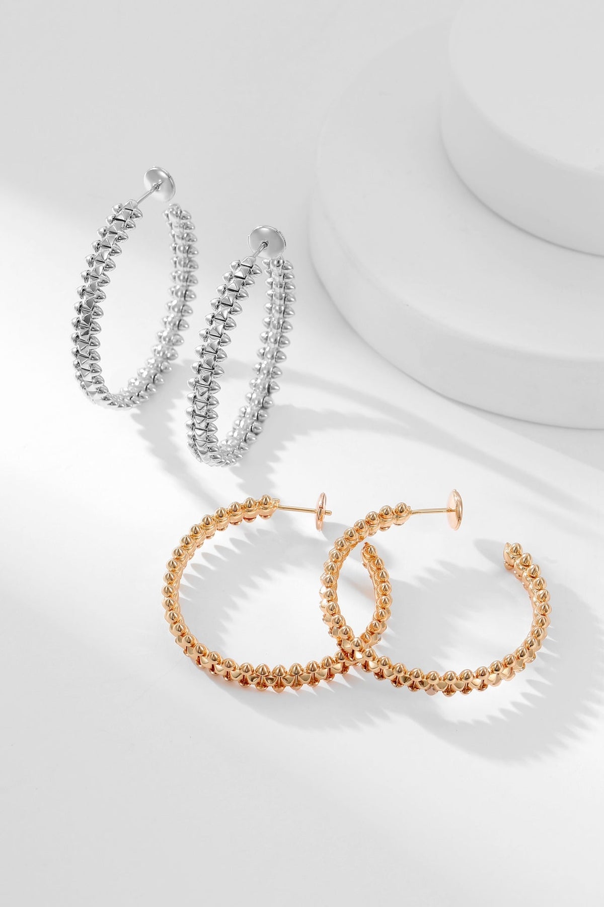 [Stars Jewelry]CLASH HOOP EARRINGS