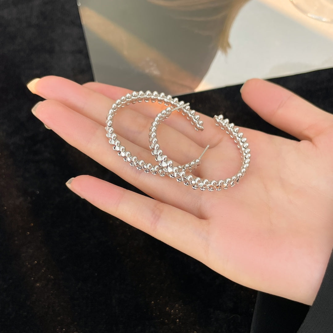 [Stars Jewelry]CLASH HOOP EARRINGS