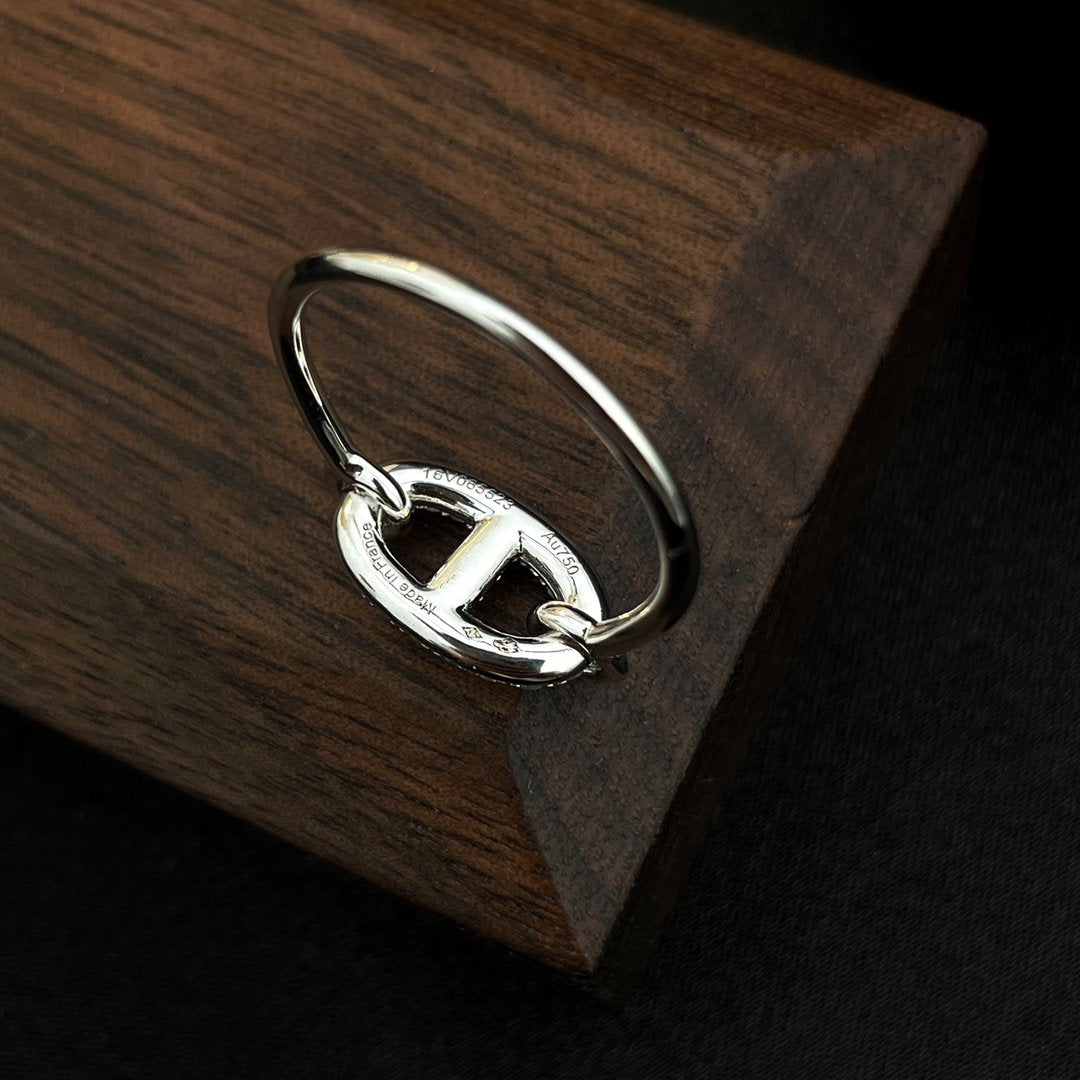 [Stars Jewelry]RONDE SMALL SILVER DIAMOND RING