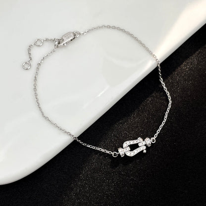 [Stars Jewelry]FORCE 10 FULL DIAMOND BUCKLE CHAIN LINK MINI MODEL