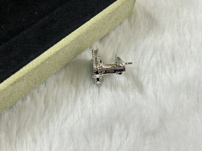 [Stars Jewelry]CLOVER PIETERSITE MEDIUM STUD EARRINGS