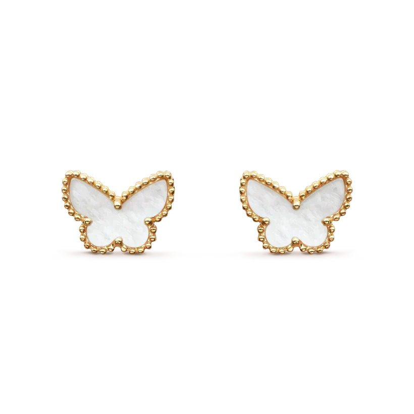 [Stars Jewelry]SWEET BUTTERFLY MOP EARSTUDS