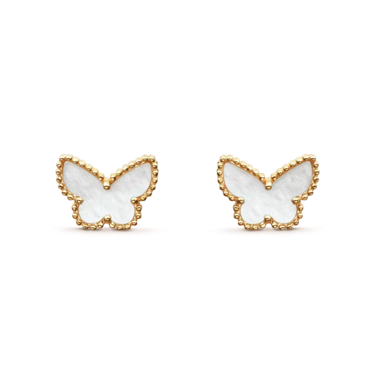 [Stars Jewelry]SWEET BUTTERFLY MOP EARSTUDS