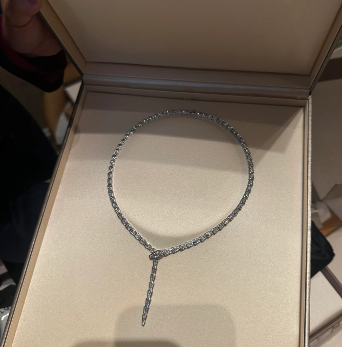 [Stars Jewelry]NEW！SERPENT DIAMOND NECKLACE