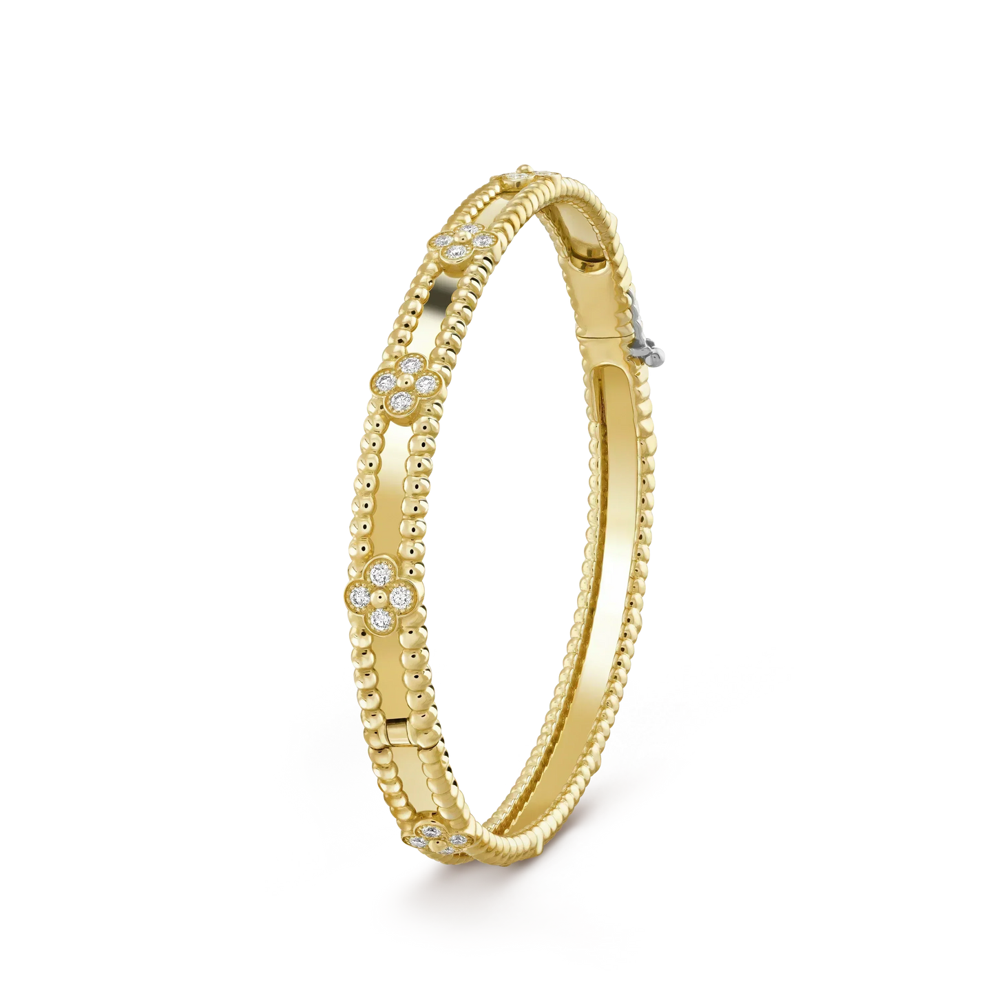 [Stars Jewelry]CLOVER BRACELET 4MM DIAMONDS