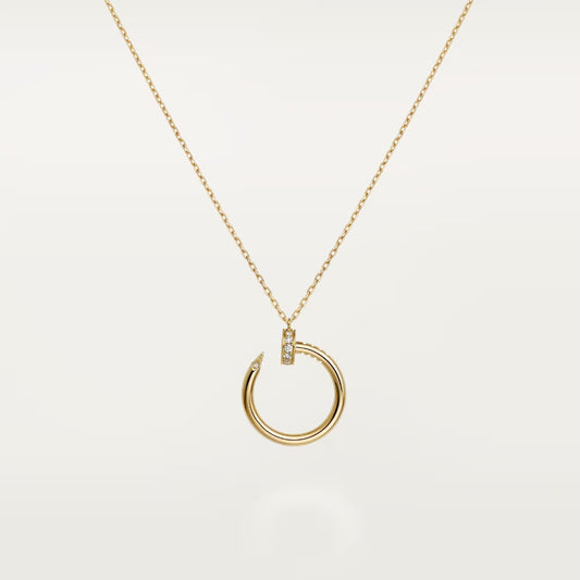 [Stars Jewelry]JUSTE NECKLACE HALF DIAMOND
