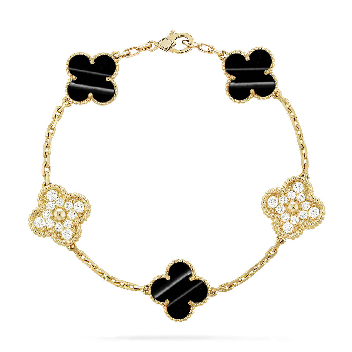[Stars Jewelry] CLOVER 5 MOTIF PULSAR STONE BRACELET COLLECTION