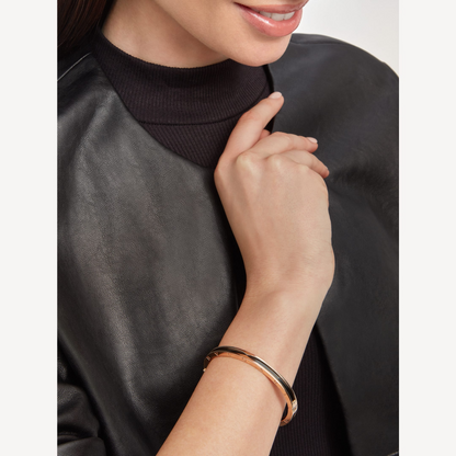[Stars Jewelry]ZERO 1 PINK GOLD WITH BLACK CERAMIC BRACELET