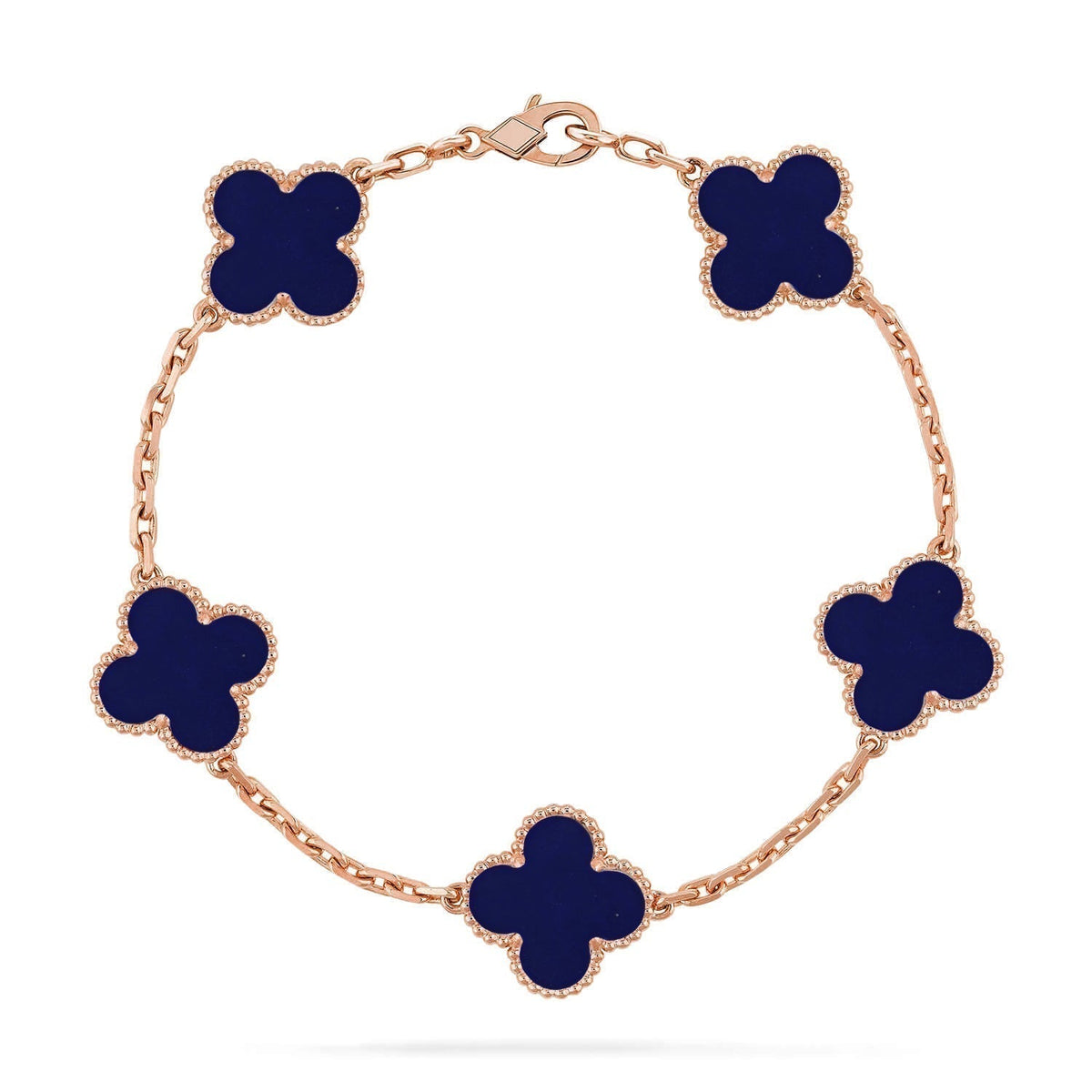 [Stars Jewelry]CLOVER 5 MOTIF LAPIS LAZULI BRACELET COLLECTION