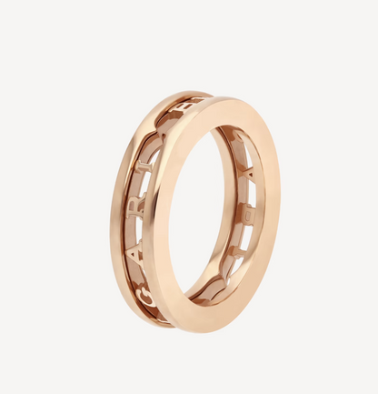 [Stars Jewelry]ZERO 1 ONE-BAND WITH OPENWORK LOGO SPIRAL RING