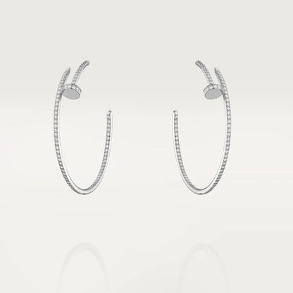 [Stars Jewelry]JUSTE EARRINGS FULL DIAMONDS 1.8MM