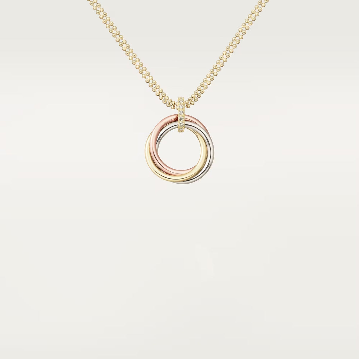 [Stars Jewelry]TRINITY MEDIUM  DIAMONDS NECKLACE