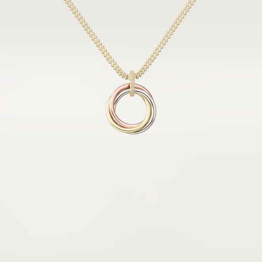 [Stars Jewelry]TRINITY MEDIUM  DIAMONDS NECKLACE