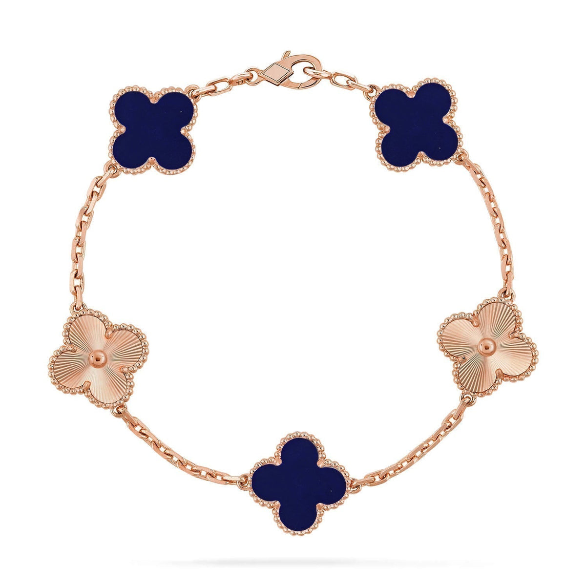 [Stars Jewelry]CLOVER 5 MOTIF LAPIS LAZULI BRACELET COLLECTION