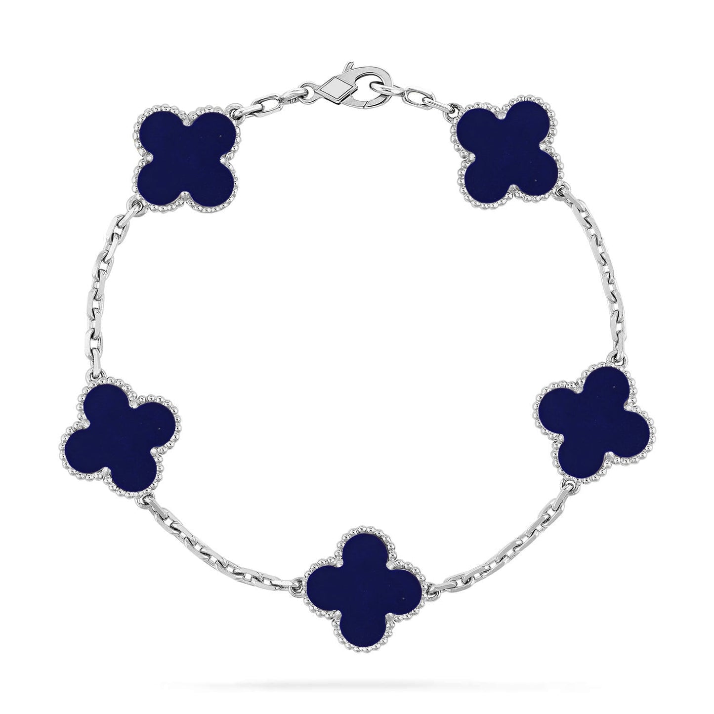 [Stars Jewelry]CLOVER 5 MOTIF LAPIS LAZULI BRACELET COLLECTION