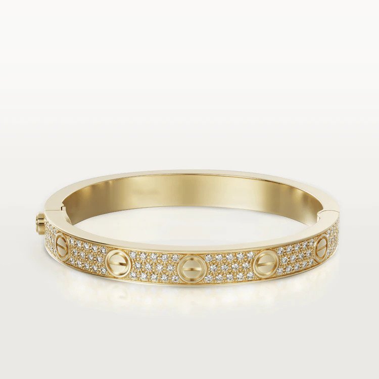 [Stars Jewelry]LOVE BRACELET 6.1MM DIAMOND-PAVED