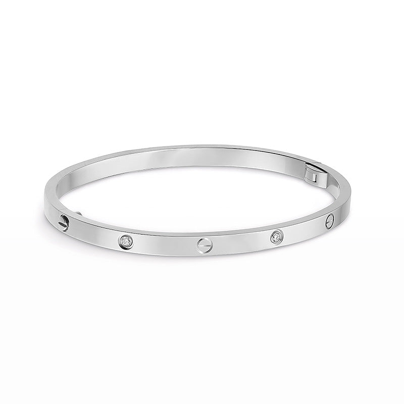 [Stars Jewelry]LOVE BRACELET 3.65MM 6 DIAMONDS