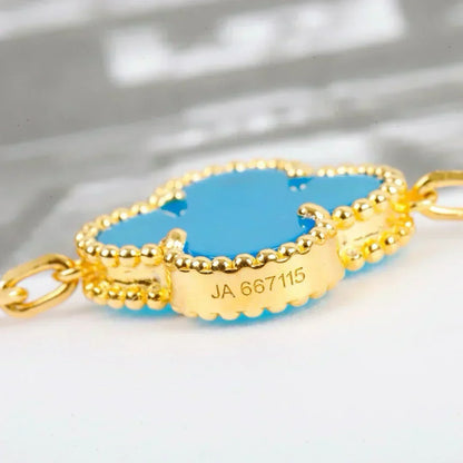 [Stars Jewelry] CLOVER 5 MOTIF TURQUOISE BRACELET COLLECTION