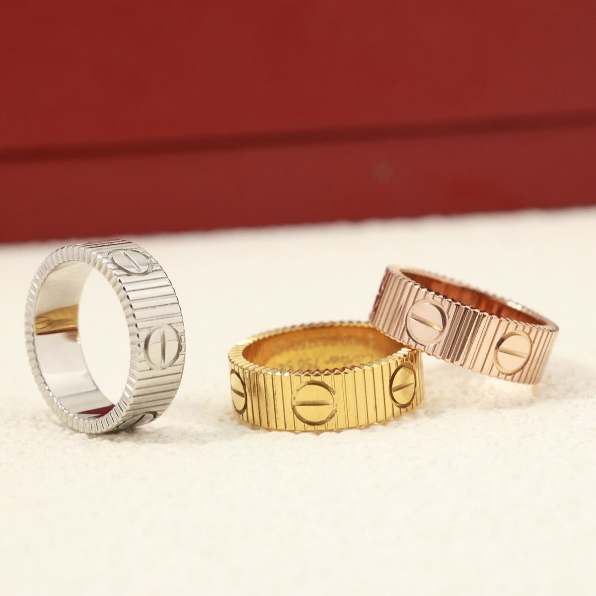 [Stars Jewelry] 2025 NEW LOVE RING BRUSHED STYLE