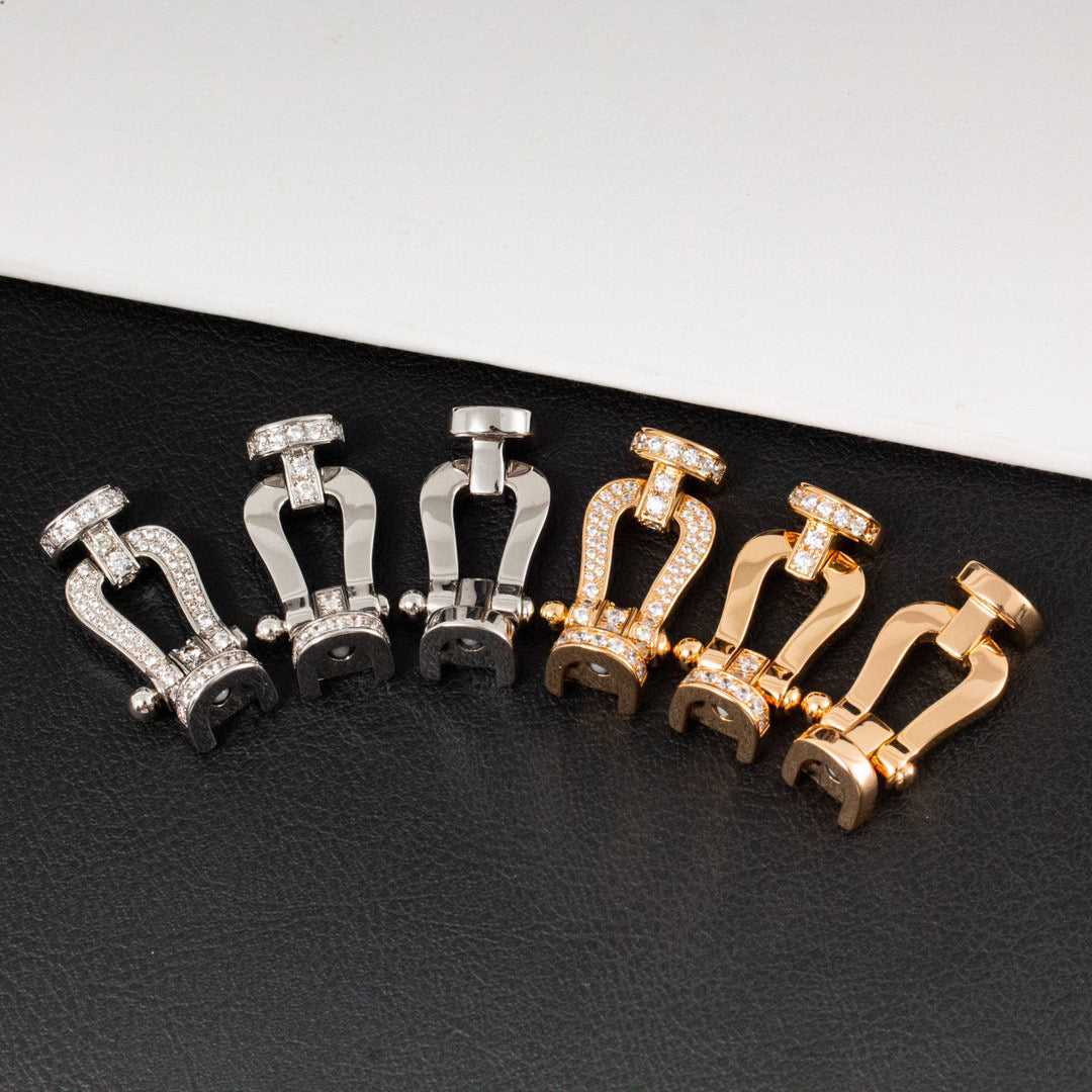 [Stars Jewelry]FORCE LARGE HORSESHOE FULL DIAMOND BRACELET GOLD