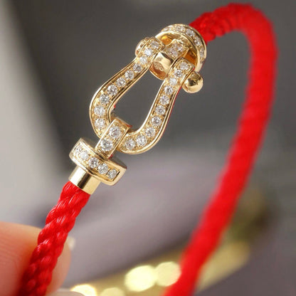 [Stars Jewelry]FORCE LARGE HORSESHOE FULL DIAMOND BRACELET SILVER