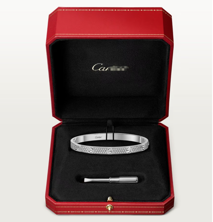 [Stars Jewelry]NEW-LOVE-4.8MM-Width Diamond-Studded Bracelet