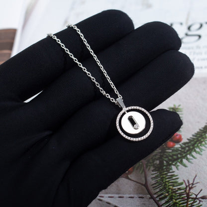 [Stars Jewelry]LUCKY MOVE PM NECKLACE SILVER DIAMOND